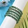 Natural Green Aventurine Beaded Stretch Bracelets BJEW-Q692-50-8mm-5