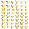 96Pcs 8 Styles PET 3D Butterfly Wall Stickers DIY-TA0013-12A-2