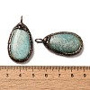 Natural Mixed Gemstone Pendants G-K381-05R-4