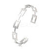 Non-Tarnish 304 Stainless Steel Hollow Rectangle Cuff Bangles LS-BJEW-H322-01P-1