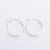 304 Stainless Steel Hoop Earrings EJEW-H327-15-1