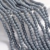 Painted Glass Beads Strands X-DGLA-S071-4mm-10-1