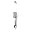 Plastic & Iron Beadable Pens AJEW-H147-01A-1