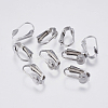 Tarnish Resistant 304 Stainless Steel Clip-on Earring Findings LS-STAS-F139-055P-1