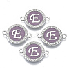 Alloy Enamel Links Connectors ENAM-TAC0003-01S-01E-1