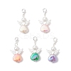 Heart Angel Acrylic Pendant Decorations HJEW-JM03653-2