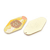 Rack Plating Alloy and Enamel Big Pendants X1-ENAM-T021-29F-2