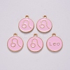 Alloy Enamel Pendants LS-X-ENAM-S124-01B-09G-2