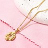 Summer Beach 304 Stainless Steel Pendant Rope Chain Necklaces for Women LS-STAS-Z108-01G-05-1