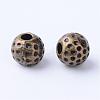 Tibetan Style Alloy Spacer Beads TIBE-Q063-66AB-NR-1