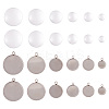 DIY Blank Dome 304 Stainless Steel Pendant Making Kits DIY-TA0011-82-3