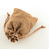 Polyester Imitation Burlap Packing Pouches Drawstring Bags LS-X-ABAG-R004-14x10cm-03-4