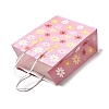 Rectangle with Sunflower Pattern Paper Gift Bags CARB-L012-01B-4