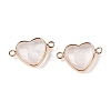 Natural & Synthetic Mixed Stone Love Heart Pendants G-T138-205M-G-4