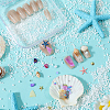 Ocean Theme Natural Shell & Resin & Plastic & Alloy Nail Art Decoration MRMJ-CP0001-34C-4