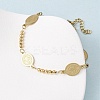 Religion 304 Stainless Steel Link Bracelets BJEW-F524-04A-G-3
