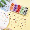 90G 5 Style Opaque & Transparent Inside Colours 3/0 Glass Seed Beads SEED-FS0001-15B-8
