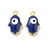 Brass Enamel Pendants KK-J302-04G-3