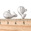 304 Stainless Steel Pendants STAS-L022-484P-3