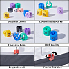 234Pcs 9 Colors 2XS~4XL Plastic Clothing Trouser Size Markers KY-CP0001-08-6
