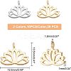 20Pcs 2 Colors Brass Charms KK-FH0002-18-5