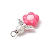 Angel Acrylic Pendants PALLOY-JF03966-01-5