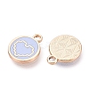 Alloy Enamel Pendants ENAM-Q002-01G-02-2