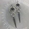 Moon Gothic Style Alloy Dangle Earrings FS-WG16F02-02-1