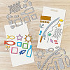 Fishing Theme Carbon Steel Cutting Dies Stencils DIY-WH0309-3337-4