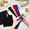 40Pcs Rectangle & Oval Velvet Pen Drawstring Bag AJEW-PH0003-26-5