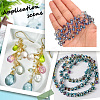 2 Strands Transparent Electroplate Glass Beads Strands EGLA-SP0001-24B-6
