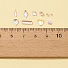 8 Style Glass Rhinestone Cabochons MRMJ-FS0001-02-5