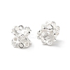 Rack Plating Flower Brass Beads KK-F873-26S-1