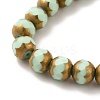 Opaque Solid Color Glass Beads Strands GLAA-G098-02A-3
