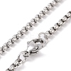 201 Stainless Steel Chain NJEW-C034-12P-5