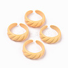 Spray Painted Alloy Cuff Rings RJEW-T011-31A-RS-1