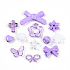 Transparent & Opaque Acrylic Beads TACR-T028-26G-2