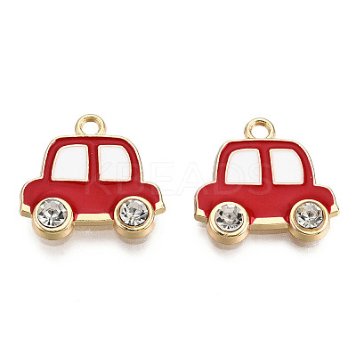Alloy Enamel Pendants ENAM-S119-015E-1