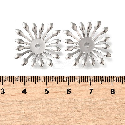 304 Stainless Steel Bead Caps LS-STAS-B087-10H-P-1