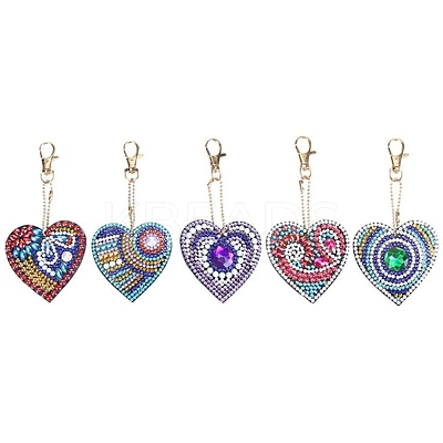 DIY Diamond Painting Pendant Decoration Kits PW-WG42377-02-1