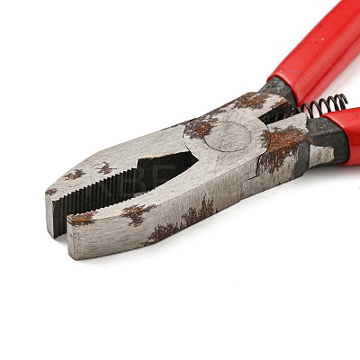 (Defective Closeout Sale: Rusty) Iron Flat Nose Pliers LS-TOOL-XCP0001-90-1