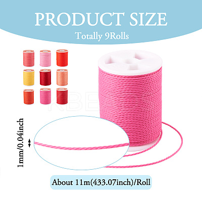 Waxed Polyester Cord YC-TA0001-03-1