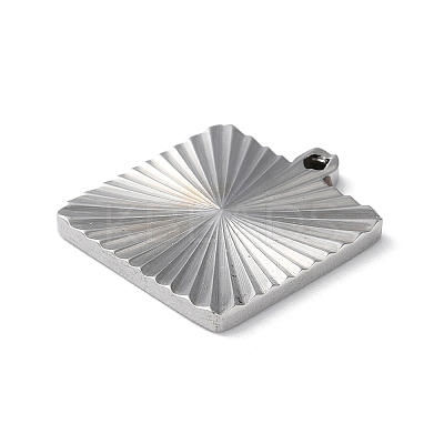 Non-Tarnish 304 Stainless Steel Pendants STAS-D025-03P-02-1