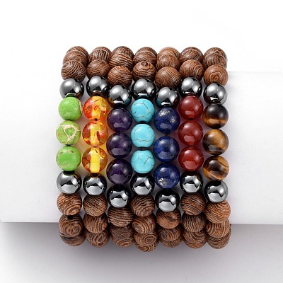 Adjustable Nylon Cord Braided Bead Bracelets BJEW-JB04776-1