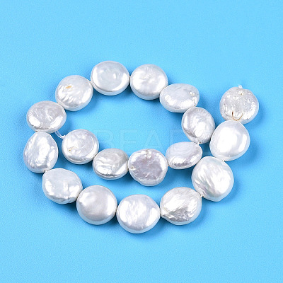 Natural Keshi Pearl Beads Strands PEAR-S018-10A-01-1