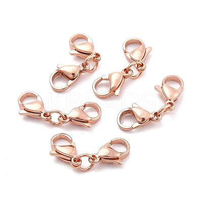 304 Stainless Steel Lobster Claw Clasps STAS-WH0026-07B-RG-1