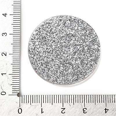 Transparent Resin Pendants LS-RESI-M037-02C-1