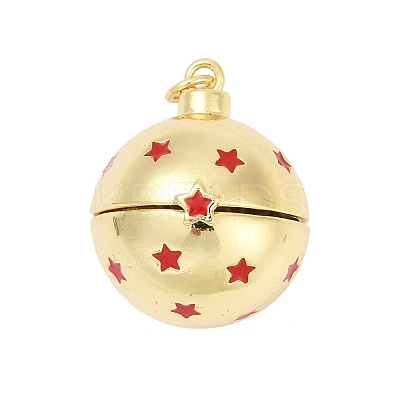 Brass Micro Pave Cubic Zirconia Locket Pendants KK-H203-13G-03-1