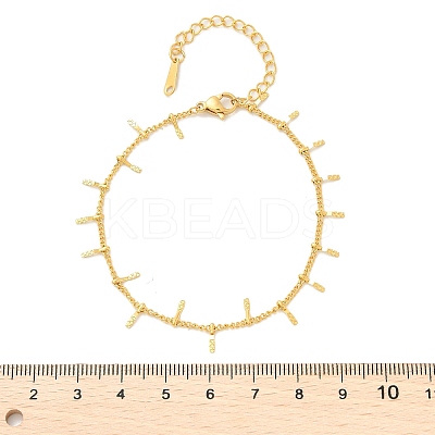 304 Stainless Steel Curb Chain Link Bracelets for Women BJEW-U023-06G-1