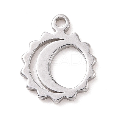 Non-Tarnish 304 Stainless Steel Charms STAS-G287-08P-1